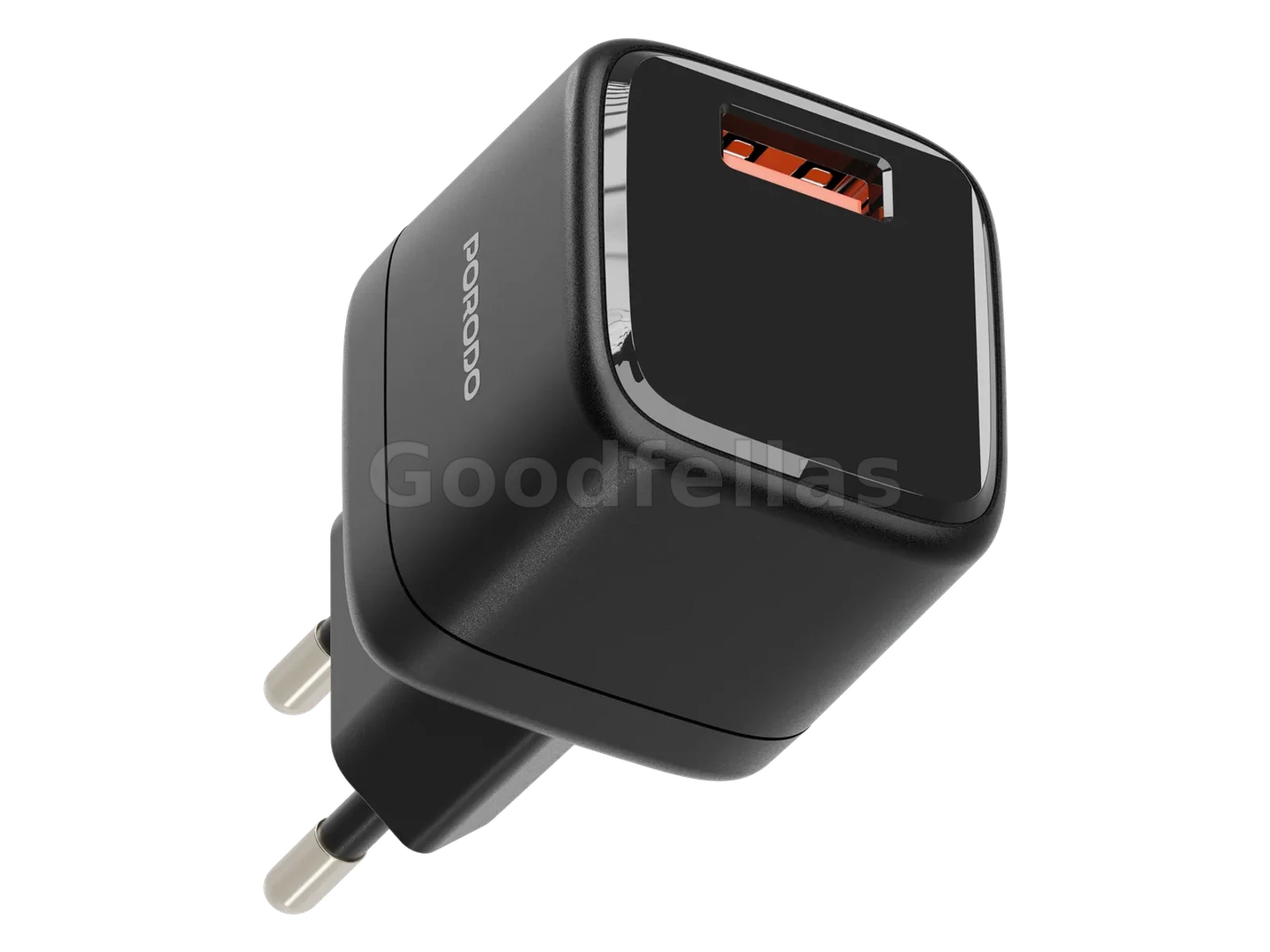 Porodo Viktor 18W USB-A Wall Charger with EU Standard Plug Type