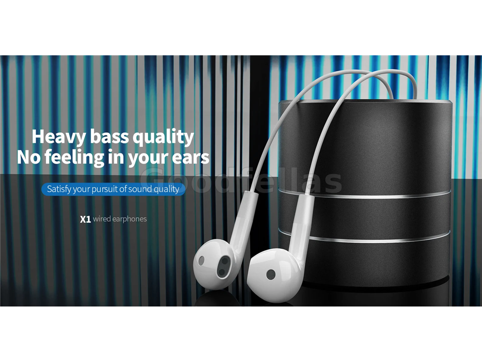 YISON X1 3.5mm Wired Stereo Earphones