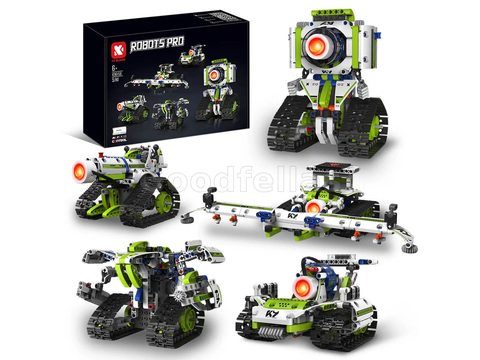 KY Blocks K96158 – 5-in-1 Programming Robot