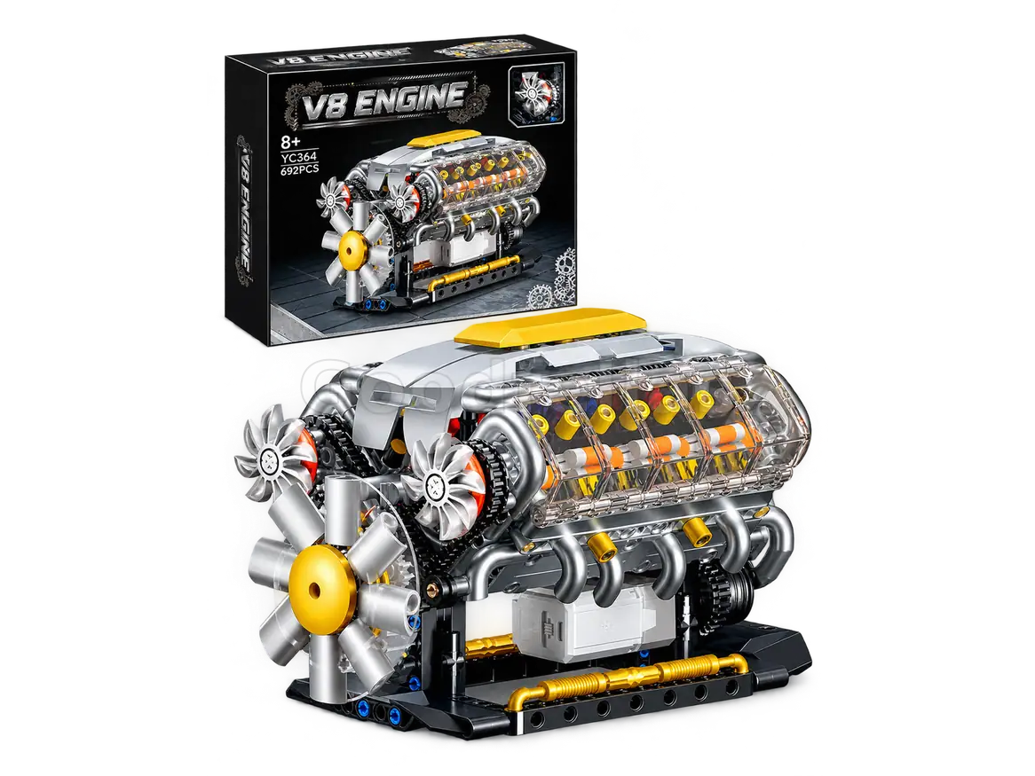 V8 Engine Model GOQI