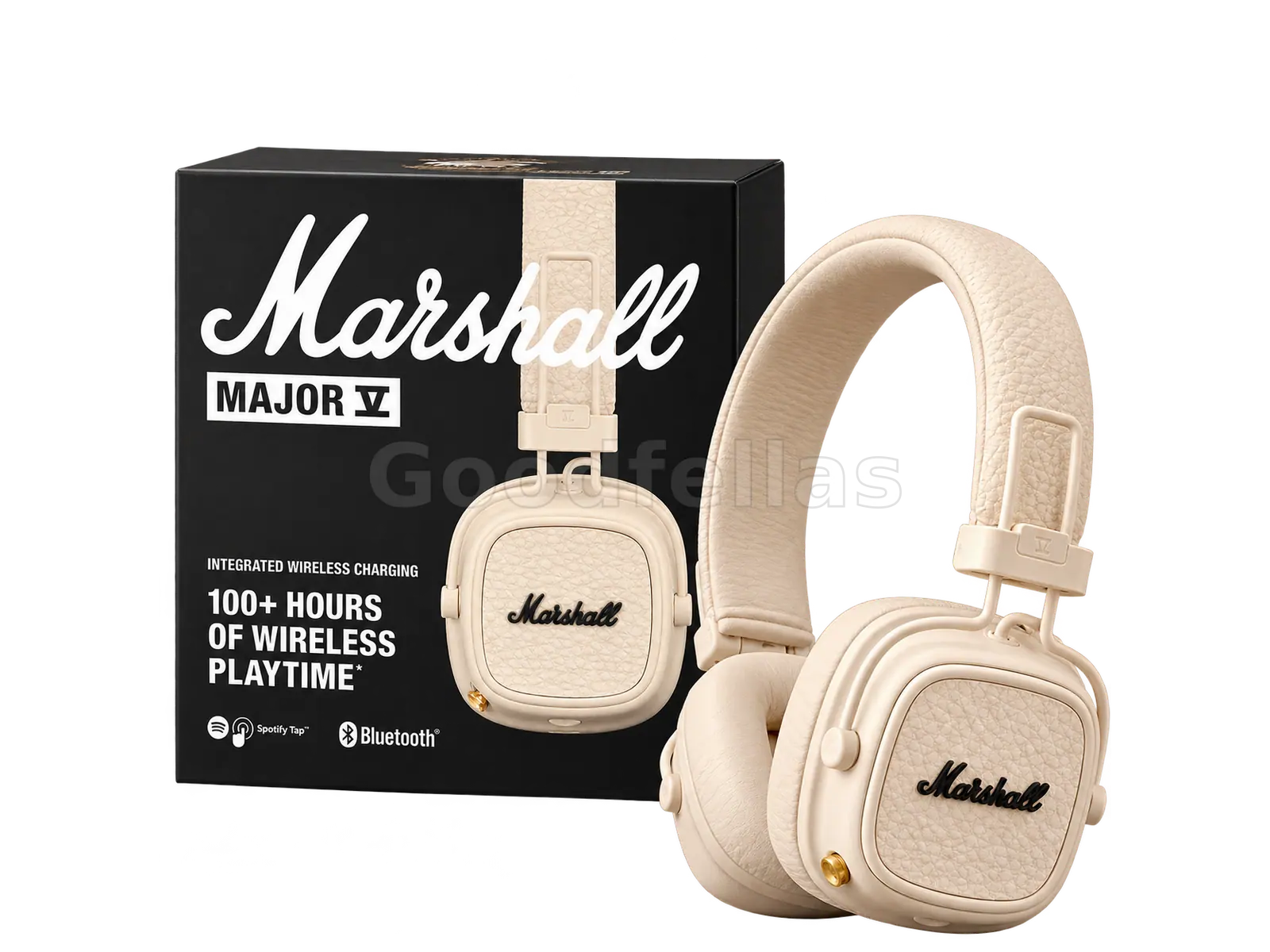 Marshall Major V Wireless On-Ear Headphones - Cream