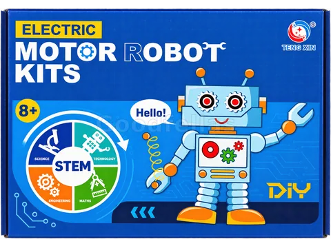 TENG XIN TXKJ-007 Electric Motor Robot Kits – 4-in-1 STEM DIY Robot Kit