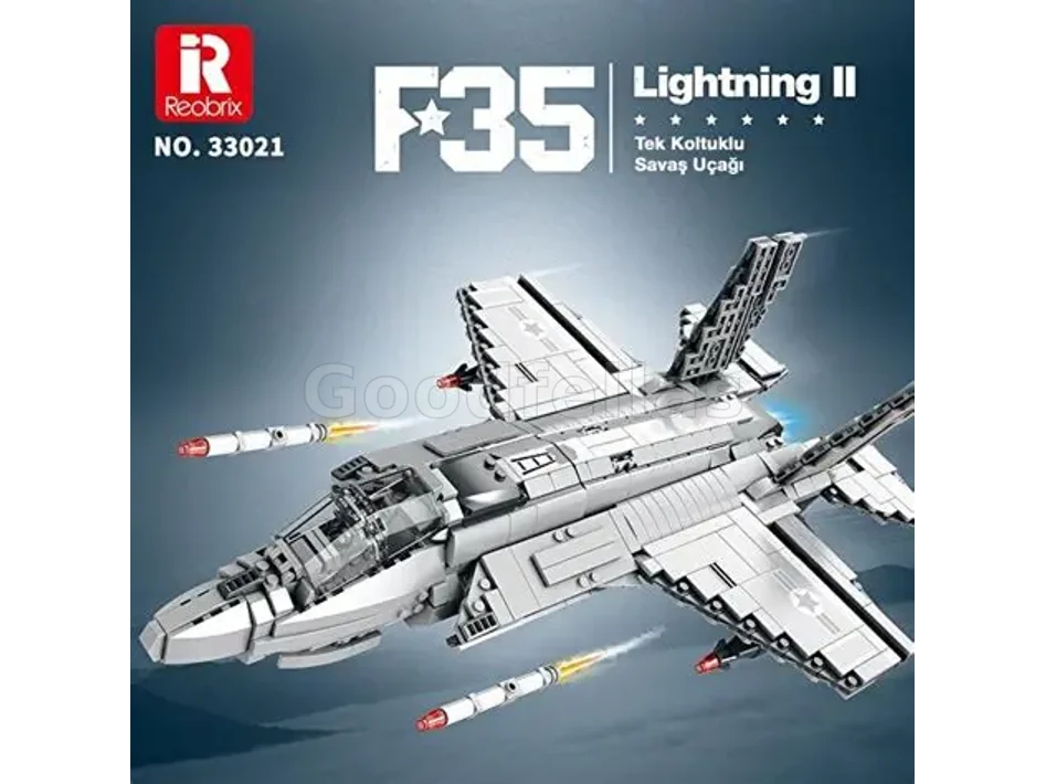 33021 — F-35 Lightning II Fighter Jet Building Set