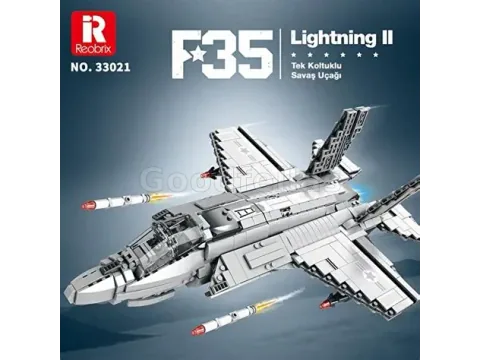 33021 — F-35 Lightning II Fighter Jet Building Set