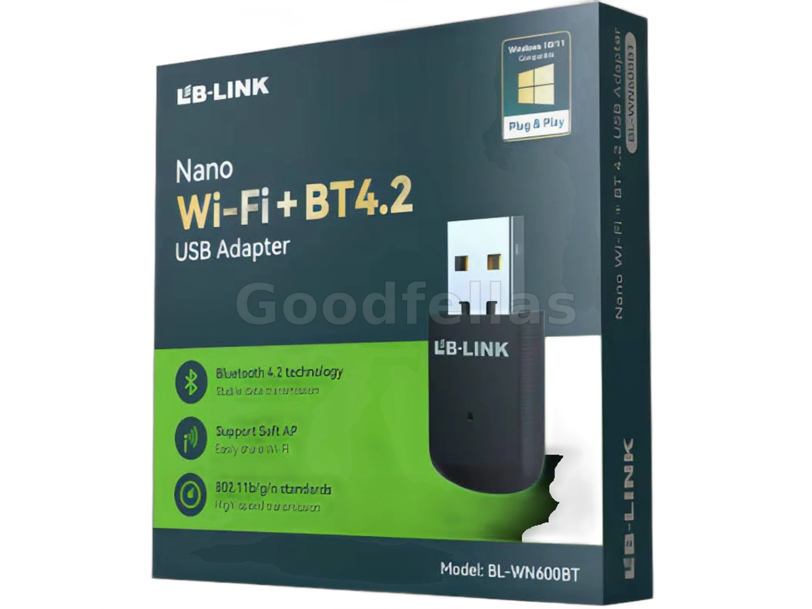 LB-LINK WN600BT Nano Wi-Fi+BT4.2 USB Adapter (BL-WN600BT)